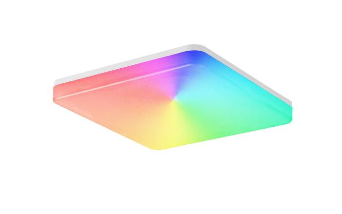 Tellur WiFi Smart LED čtvercové stropní světlo, 24W, 3000-6500K + RGB