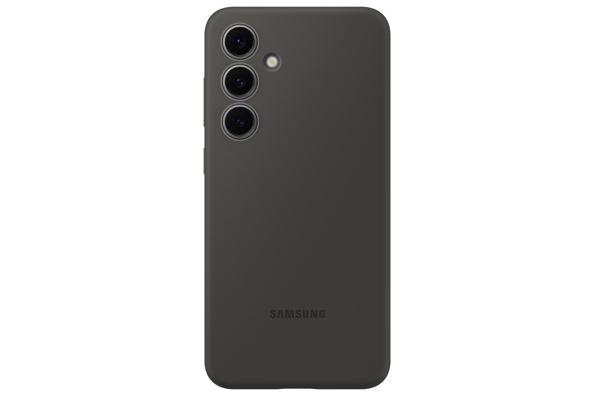 Samsung Silikonový zadní kryt pro Samsung Galaxy S24 FE Black