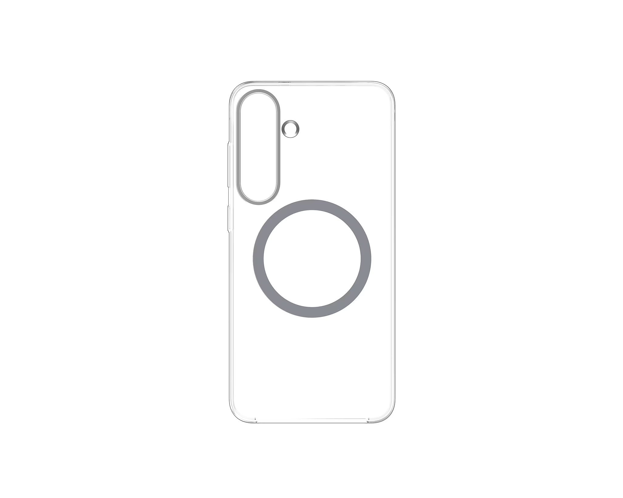 Samsung Priehľadný kryt s magnetickým úchytom pre Galaxy S25+ Transpar
