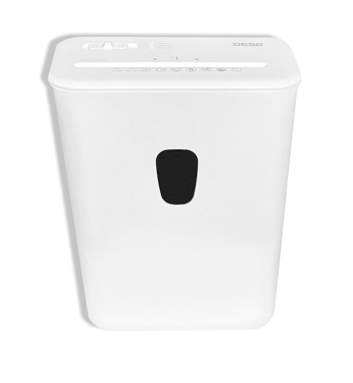 Skartovačka DESQ, 4 x 38 mm, 15l, krížový rez, biela