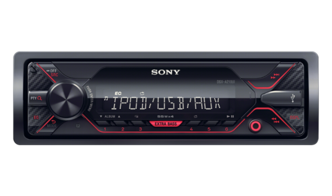 Sony autorádio DSX-A210UI bez mechaniky,USB,