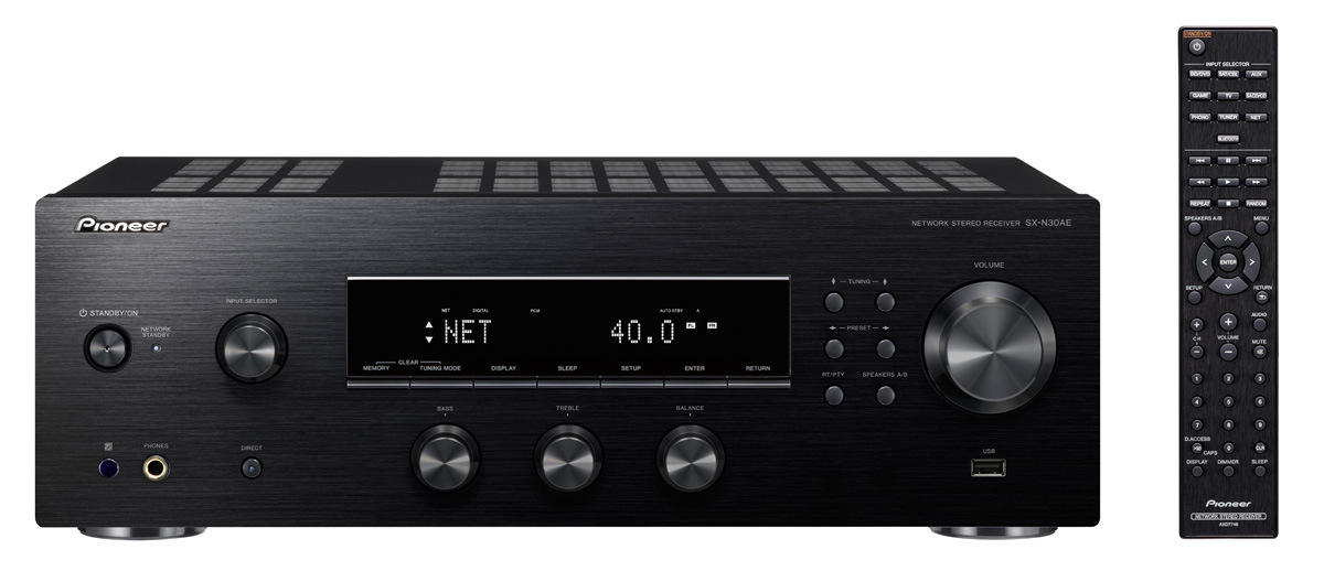 Pioneer SX-N30AE audio přijímač 2.0 se sítí černý