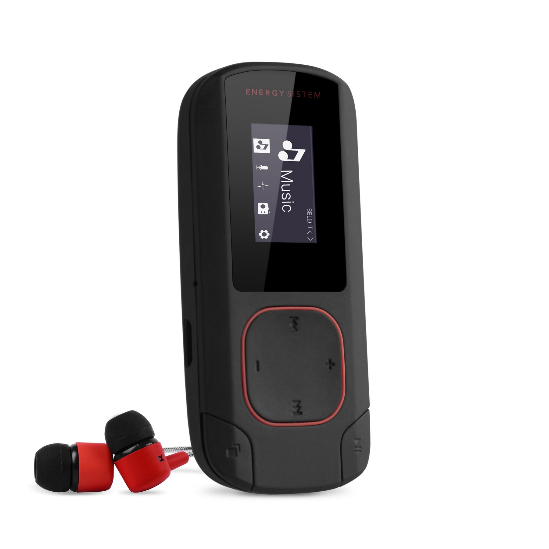 Energy Sistem MP3 Clip Bluetooth Coral MP3 přehrávač s Bluetooth, mikr