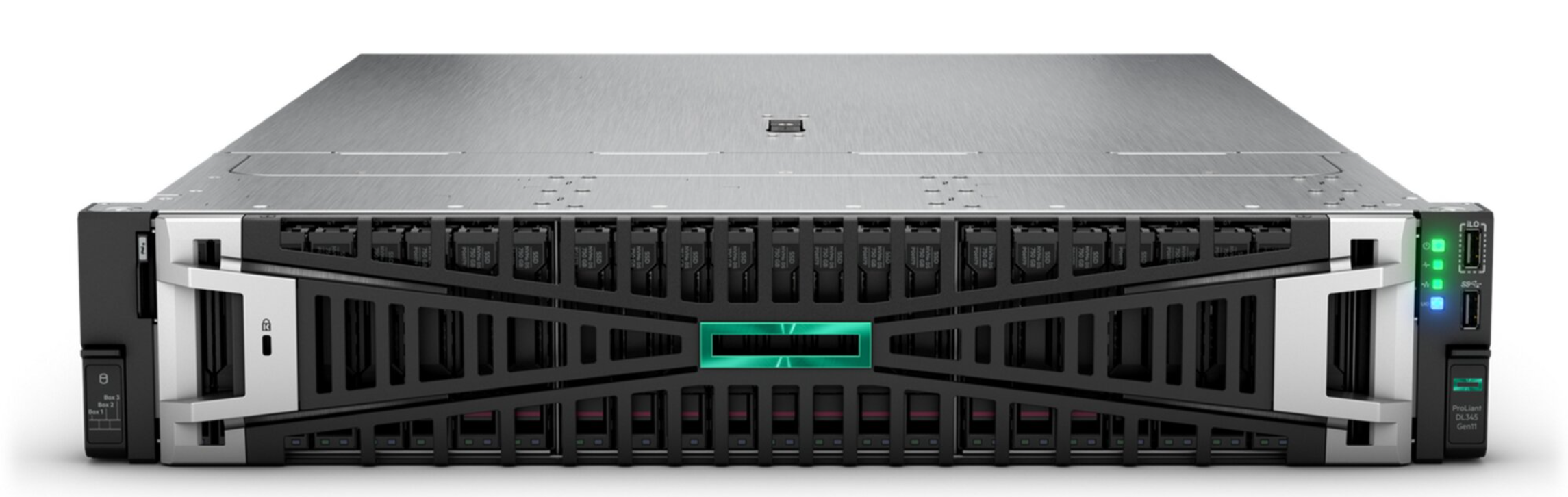 HPE DL345 G11 9124, 64GB, 2 x 480GB SSD, RPS