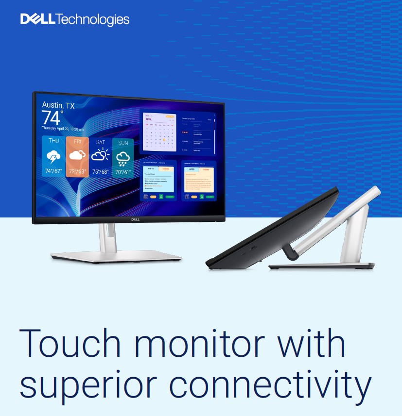24" LCD Dell P2424HT Touch 5ms/16:9/mat/USB-C/repr