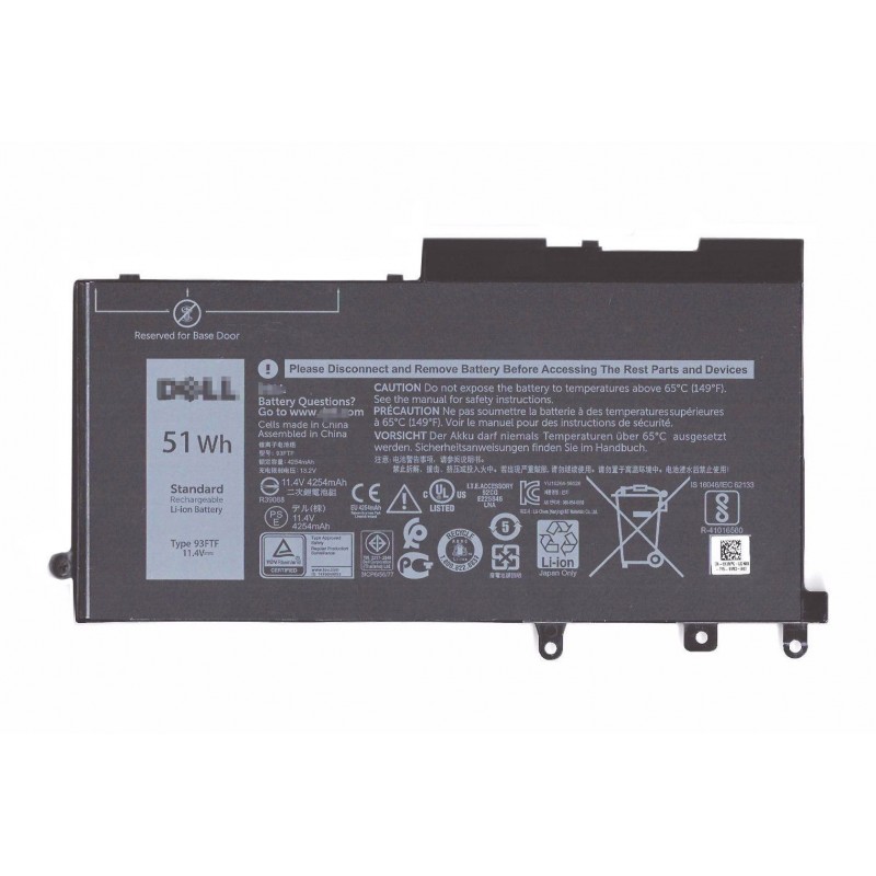 Dell Baterie 3-cell 51W/HR LI-ON pro Latitude 5280, 5290, 5480, 5490,