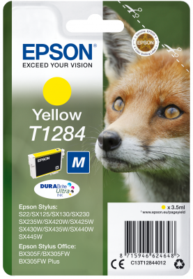 Yellow Ink Cartridge (T1284)