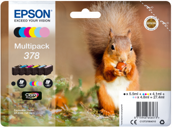 Epson Multipack 6-colours 378 Claria Photo HD Ink