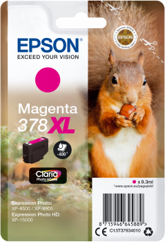 Epson Singlepack Magenta 378 XL Claria Photo HD