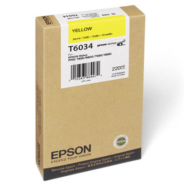 Epson T603 Yellow 220 ml