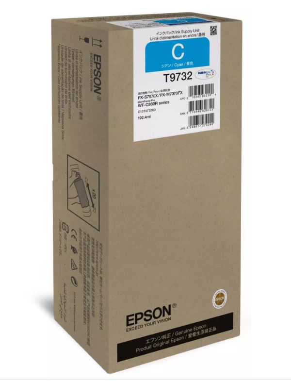 Epson WorkForce Pro WF-C869R Cyan XL Ink