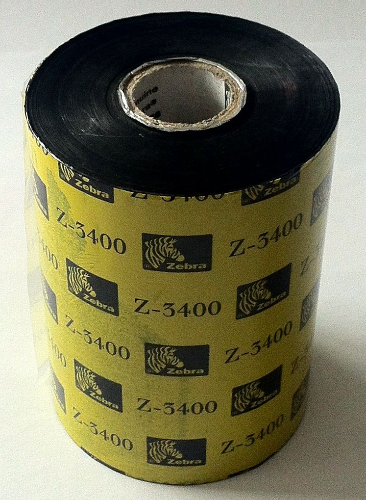Zebra páska 3400 wax/resin. šírka 156mm. dĺžka 450