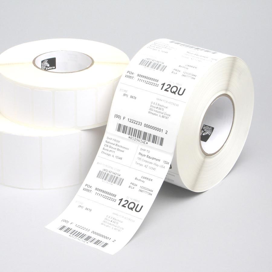 Z-Select 1000T, Midrange, 76x38mm; 3,634 labels for roll, 6 rolls in b