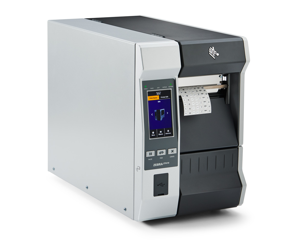 ZEBRA printer ZT610 - 203dpi, BT, LAN, colour touch display