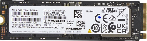 HP/1TB/SSD/M.2 NVMe/1R