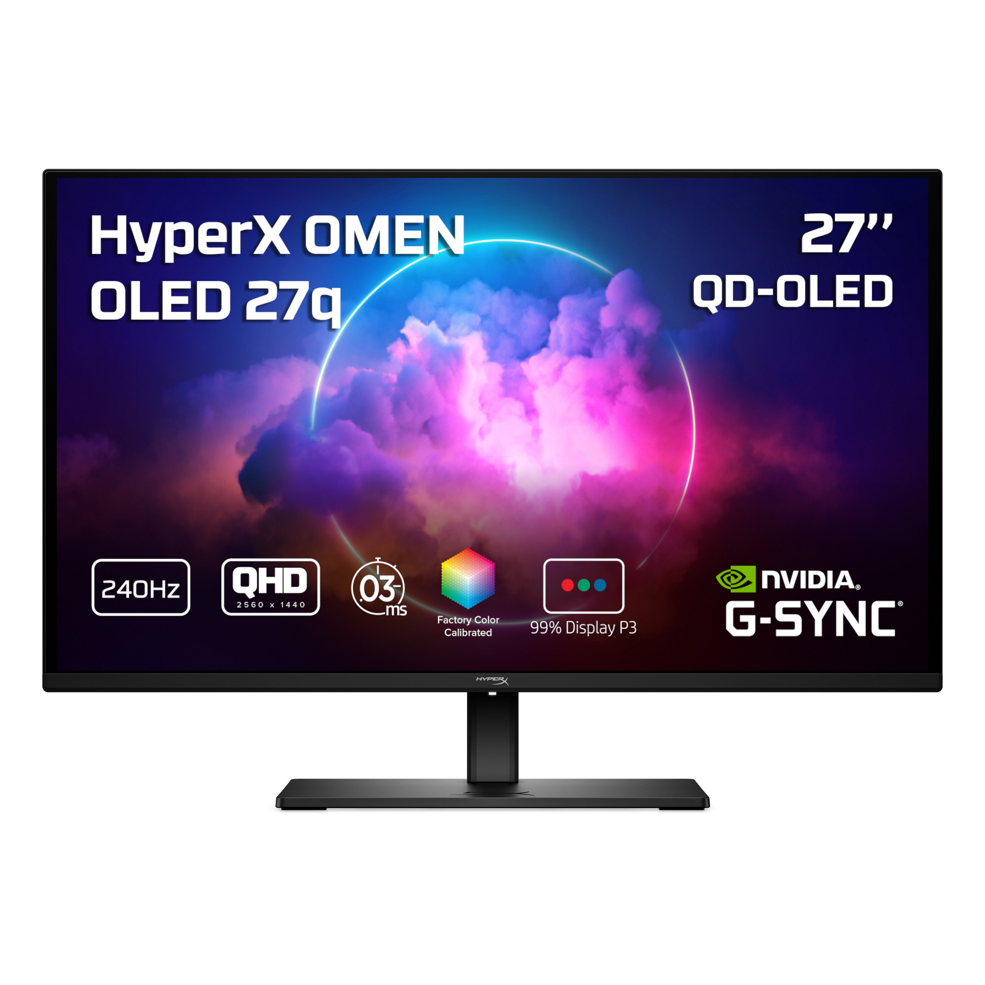 HP HyperX OMEN/27q/27,6"/QD-OLED/QHD/240Hz/0,03ms/Čierna/3R