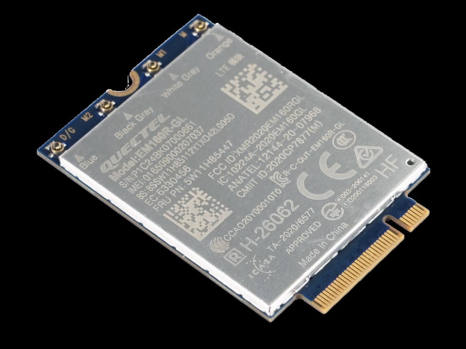 Lenovo TP Quectel EM160R-GL Cat 16 M.2 4G LTE WWAN