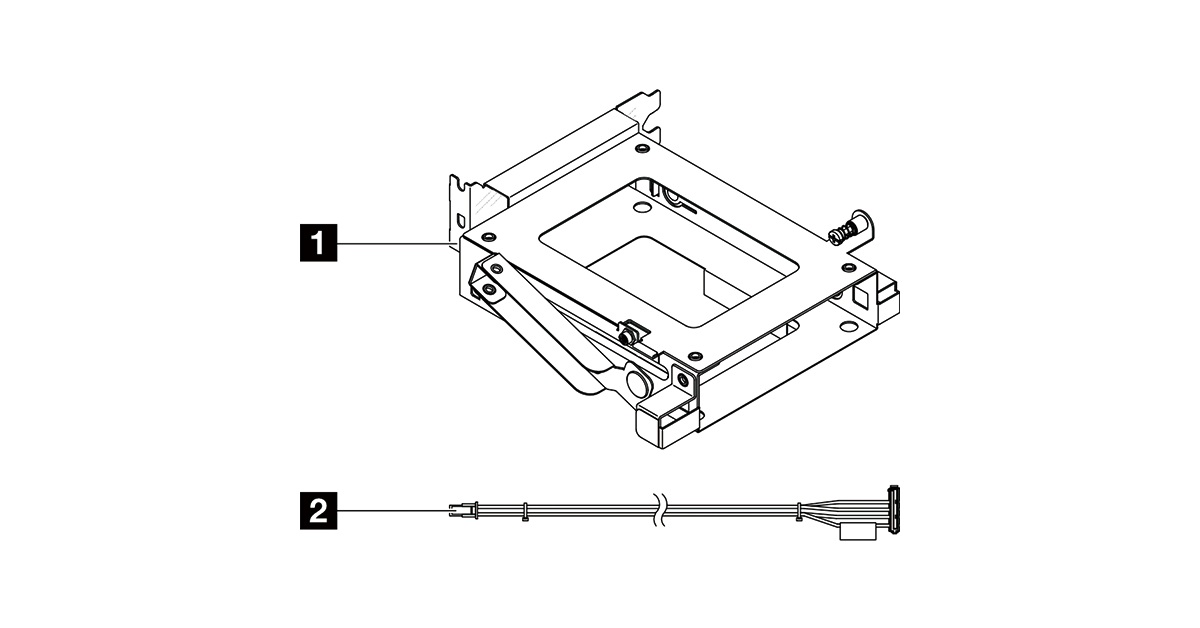 ThinkSystem ST50 V3 3rd 3.5" HDD Cage kit