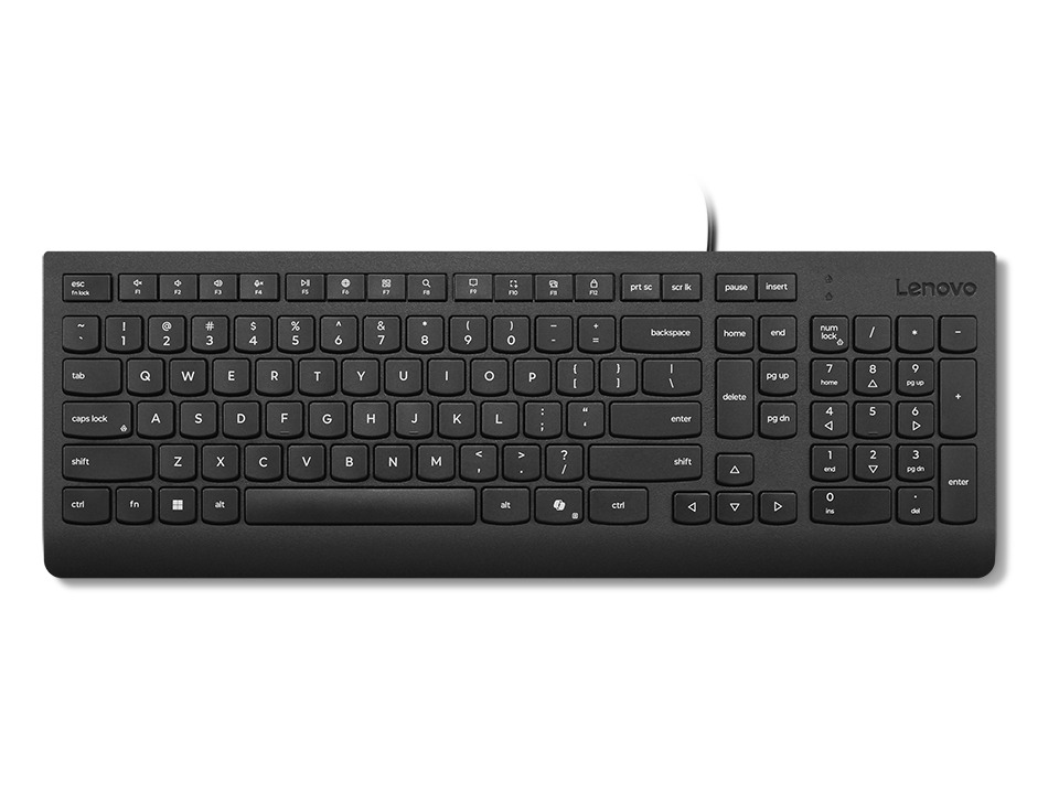 Lenovo Essential/Drôtové USB-A/ CZ- SK layout/Čierna