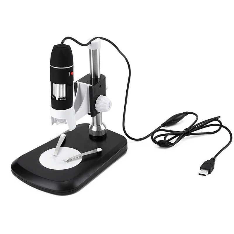 W-Star Digitální mikroskop DM800xHard, 800x, přísvit, stojan, černá, W