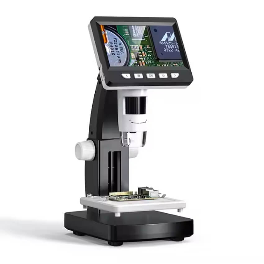 W-Star Digitální Mikroskop LCD 4,3”, ML306B, 2MPx, 1000x, přísvit, sto