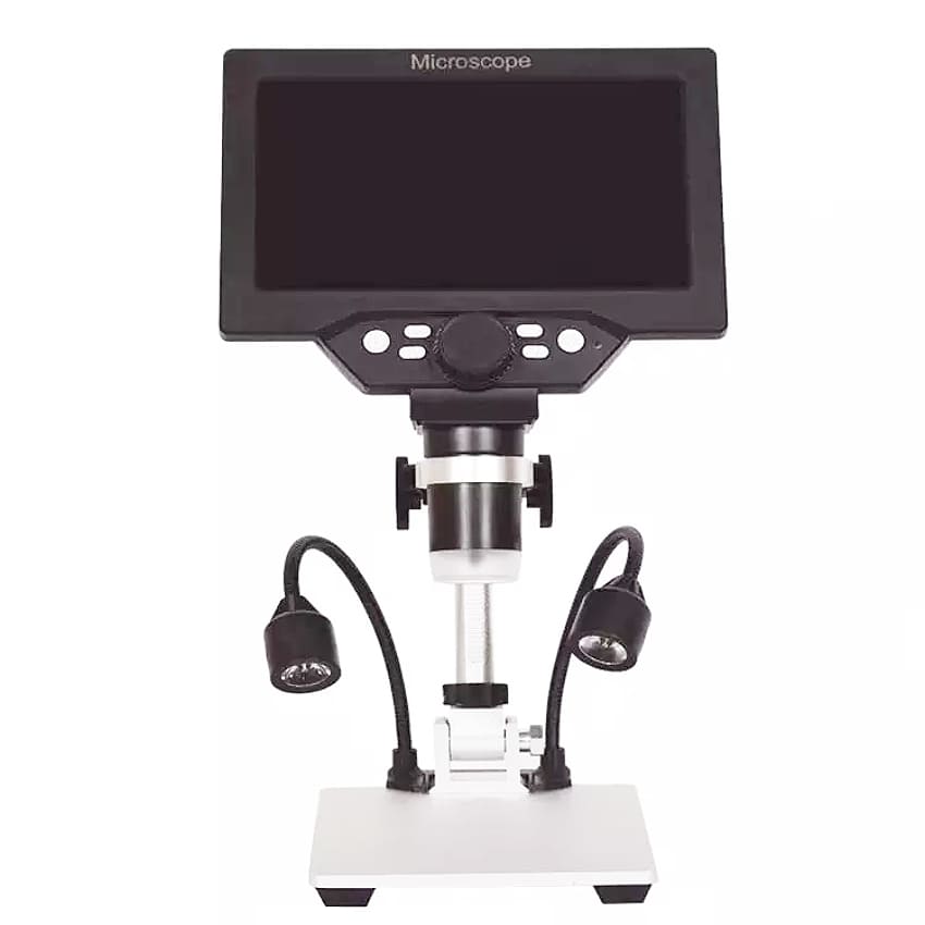 W-Star Digitální Mikroskop LCD 7”, baterie DM1200xLCD přísvit, stojan,