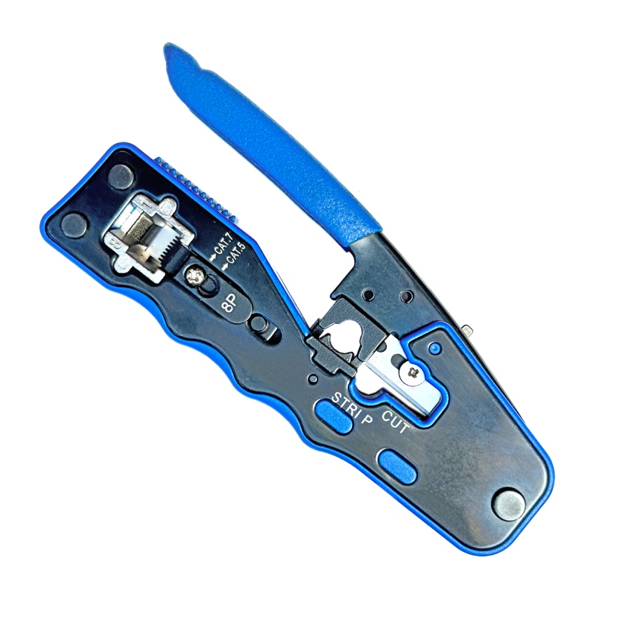 W-Star Krimpovacie kliešte RJ45 EZ WS7318R profesionálne kliešte Cat7,